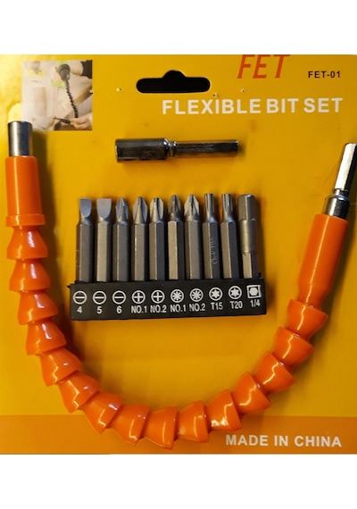 Mafsallı Oynar Başlı Bits Tornavida Set Bits  Adaptör