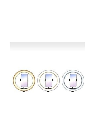 4dn Joytech Youtuber Led Tripod Işıklı Telefon Tutucu Makyaj Işığı Ring Light 10 Inç + 2.1 M Tripod