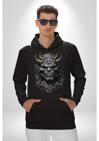 Dünyalar Savaşı Kahraman Kadın Erkek Siyah Kapüşonlu Sweatshirt Hoodie Siyah