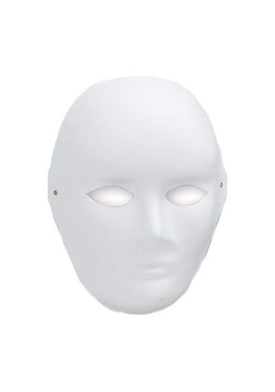 Puti Maske Karton Küçük Surat 5169 Çok Renkli