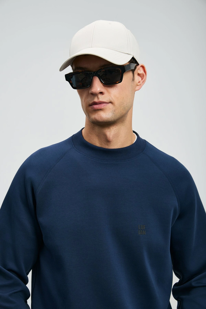 Lufian Erkek Grant Sweatshirt 112030179 Lacivert Lacivert