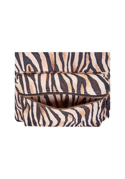 Bloominbag Stripy Tricky 13-14 İnç Laptop / Macbook Sırt Çantası Kahverengi - Bej