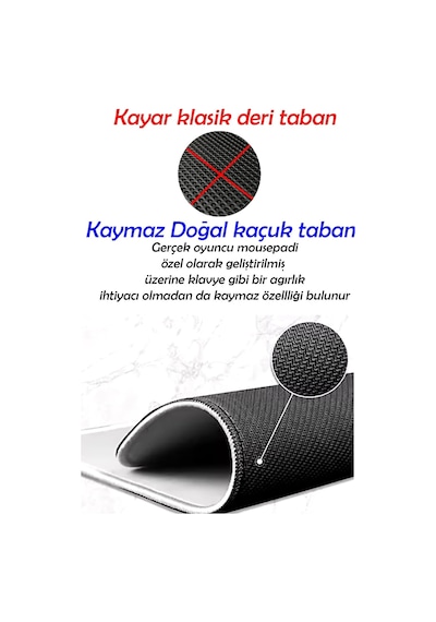 Tr Mouse Pad Büyük Boy Gaming Xxl 90x40 Cm, Mor