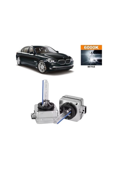 Bmw 7 Serisi F01 2008-2015 Xenon D1s / D1r 6000k Beyaz Hıd Xenon Ampul 2 Adet