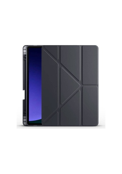 Galaxy Tab S10 Fe Kılıf Zore Tri Folding Kalem Bölmeli Standlı Kılıf Kapaklı Kılıf