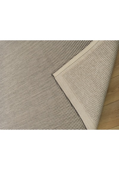 Çam Halı Sisal 9213 Gri / Beyaz Bordürlü Jüt Sisal Kilim - 100x200