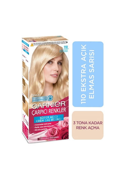 Garnier Saç Boyası Çarpıcı Renkler 110 Ekstra Açık Elmas Sarısı