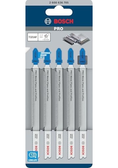 5 X Pro Metal Boru Ve Profiles T321af Dekupaj Testere Bıçağı Metal Borular Ve Profiller İçin, Çelik Sac, Uzunluk çok renkli 5 X Pro Metal Boru Ve Profiles T321af Dekupaj Testere Bıçağı Metal Borular Ve Profiller İçin, Çelik Sac, Uzunluk çok renkli