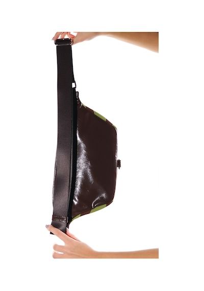 Luvishoes Cuir Kahverengi Çizgili Kadın Bel Çantası