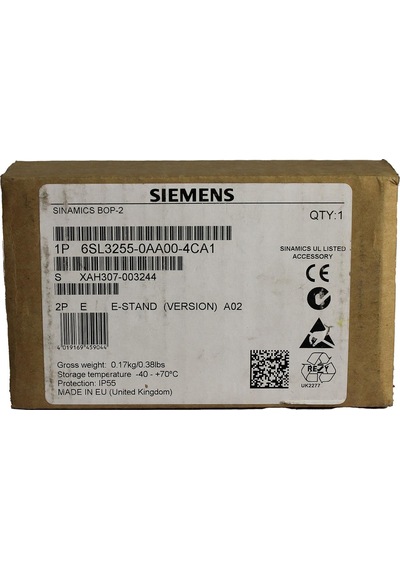 6sl3255-0aa00-4ca1 Yeni Kutu Kapalı