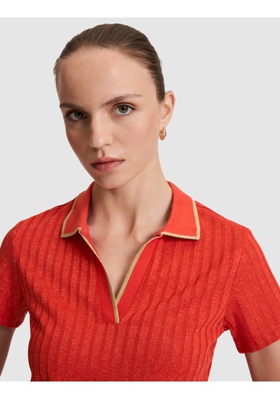 Pierre Cardin Kadın Kırmızı Tişört Basic 50320697-vr030