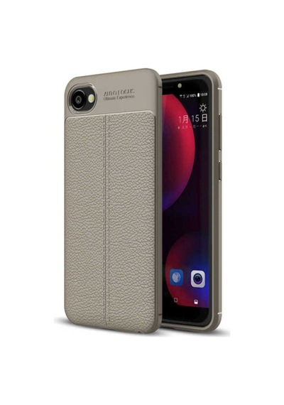 Htc Desire 12 Kılıf Zore Niss Silikon Kapak Gri