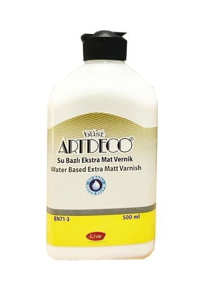 Su Bazlı Ekstra Mat Vernik 500 Ml.
