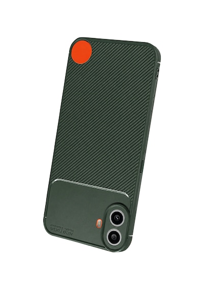 Uryport Nothing Phone Nothing Cmf Phone 1 Auto Focus Karbon Kapak - Yeşil
