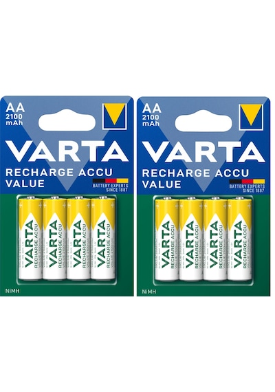 Varta 56616 Şarj Edilir Value 8 Adet 2100mah Aa Kalem Pil+kese