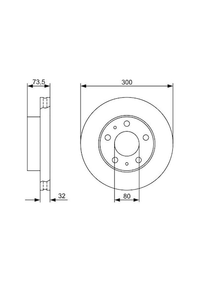 Fiat Ducato 130 Mj 2011-2016 Bosch Ön Disk 2 Adet N11.1224