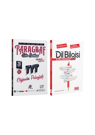 Orijinal Yayınları Tyt Paragraf Mikro Ve Akm Dil Bilgisi Soru Bankası Seti 2 Kitap