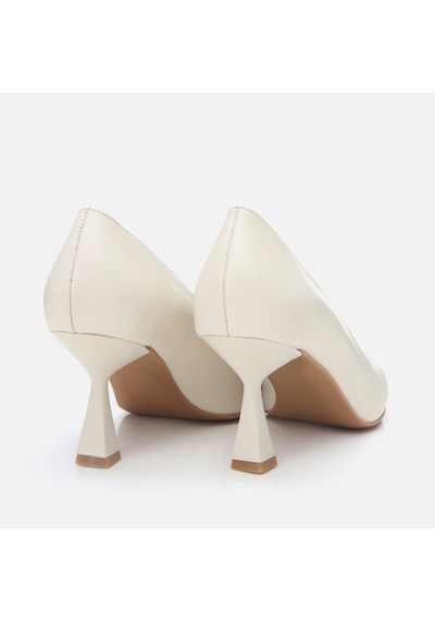 Hotiç Hakiki Deri Ekru Kadın Stiletto 01ayh304140a400 Kemik-ecru Kemik