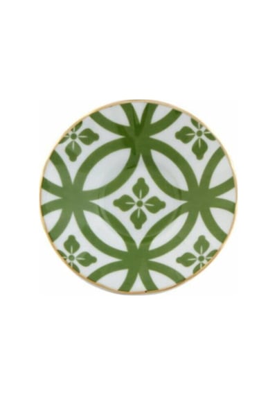 Porland Morocco Yeşil Ergonomik Çay Tabağı 12cm 04ap021483