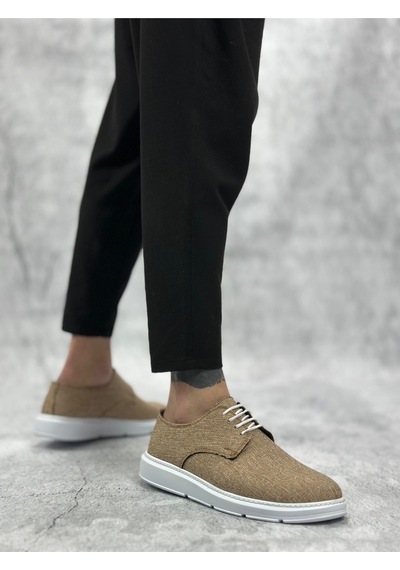 DMR Elegance Ba0003 Bağcıklı Klasik Spor Keten Hardal Beyaz Taban Casual Erkek Ayakkabı Rekli DMR Elegance Ba0003 Bağcıklı Klasik Spor Keten Hardal Beyaz Taban Casual Erkek Ayakkabı Rekli