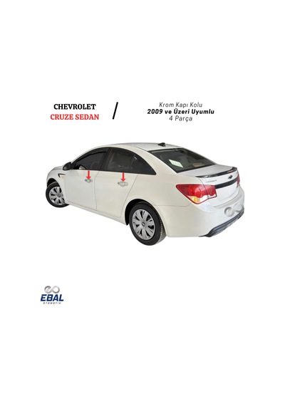 Ebal Otomotiv Chevrolet Cruze Krom Kapı Kolu 4 Kapı 2009 Üzeri (HB)