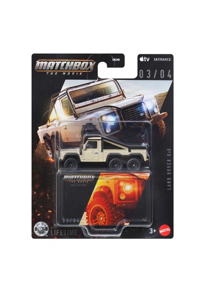 Matchbox The Movie Collector Land Rover 6x6 Tow Truck 1/64 Jnd41 Bej