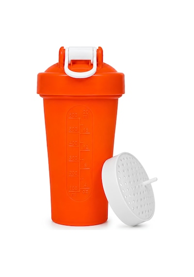 Gym Shaker 650 Ml Ölçekli Ve Sızdırmaz Kapaklı Protein Shaker 3'lü Set Pembe+mavi+turuncu Pembe-mavi-turuncu
