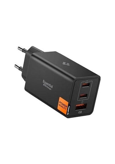 67w Usb-c + Usb-a 3 Port Hızlı Şarj Aleti Pps 3.0 Desteği Isı Düşüren Gan Pro Destekli Akım Korumalı Güç Adaptörü & & İpad & Macbook Type-c - Ach09458