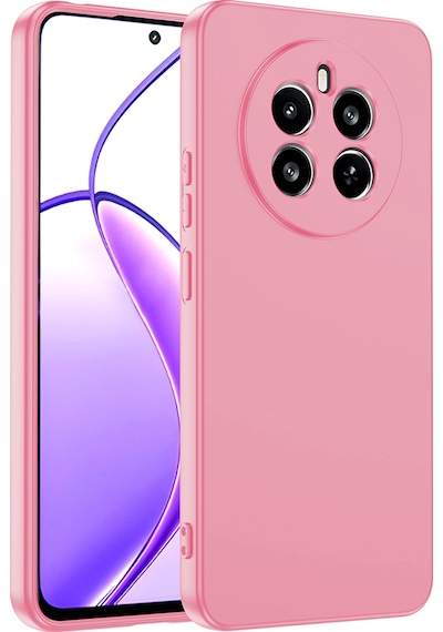 Realme 12 4g Kılıf Zore Mara Lansman Kapak Pembe