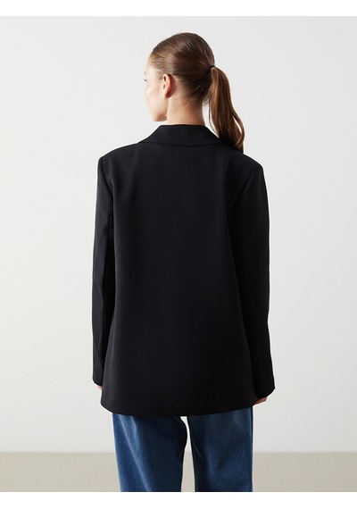 Lcwaıkıkı Classic Siyah Kadın Blazer Ceket