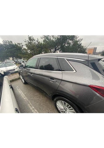 Opel Grandland X Cam Çıtası Komple Set Çerçevesi Kromu Nikelajı