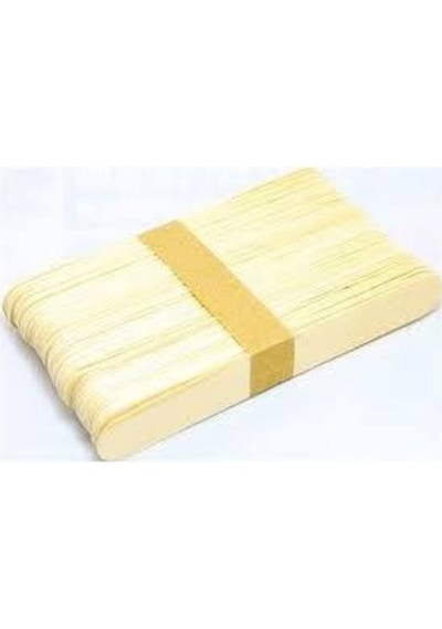 Ahşap Dil Basma Çubuğu Abeslang Naturel 50 Li Paket 150x18 Mm Çx