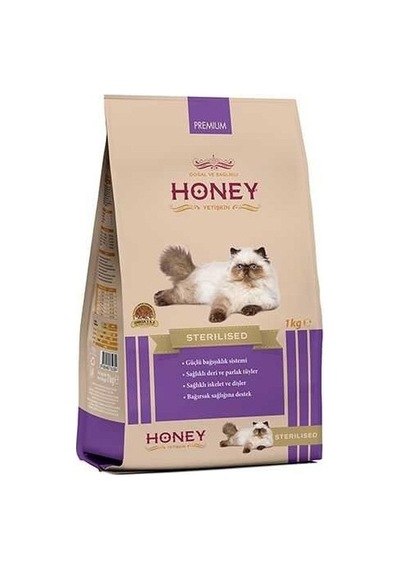 Honey Premium Sterilised Kısırlaştırılmış Yetişkin Kedi Maması 1 KG