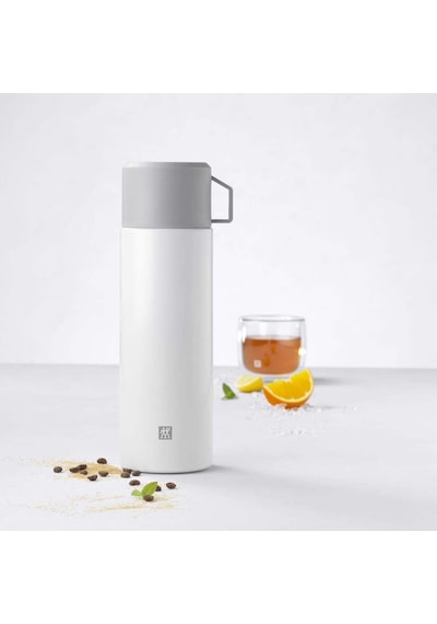 Ayrex Thermo Matara, 18 Saat Sıcak 24 Saat Soğuk Tutar, Paslanmaz Çelik, Beyaz, 1 Litre Genel