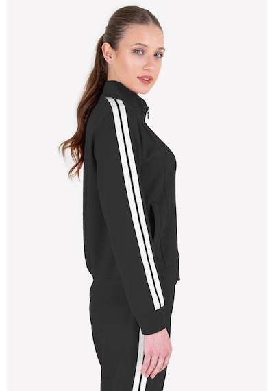 Lescon 23ntbs002120-633 Siyah Kadın Fermuarlı Sweatshirt Siyah