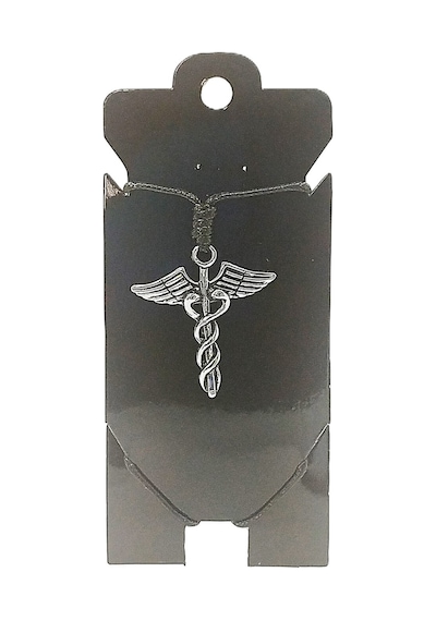 Kore İp Askılı Ve Krom Çelik Kaplamalı Unisex Tribal Kolye Kkrm-04 Gümüş4