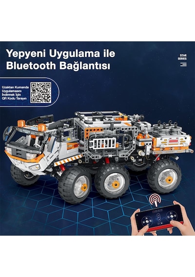 Reobrix 99005 Star Revenge :transporter Kumanda&motorlu Yaratıcı Yapı Blok Seti Building Blocks - 1758 Parça