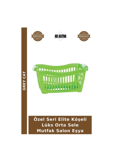 Özel Seri Elite Köşeli Lüks Orta Sele Mutfak Salon Eşya Çok Renkli