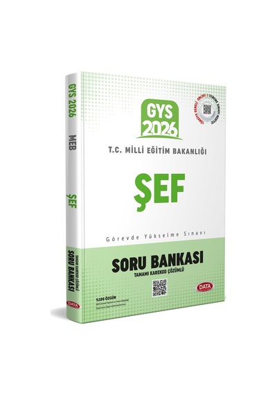 Data 2026 Gys Milli Eğitim Bakanlığı Şef Soru Bankası Data Yayınları