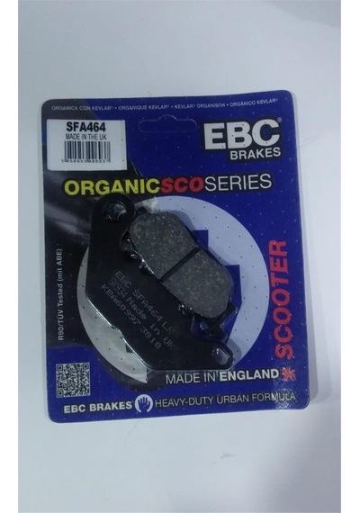Ebc Fren Balatası Organik Sfa464 Yamaha D Elight Ön Fren Balatası