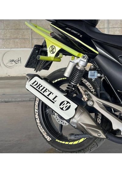 Drift L Uyumlu Egzoz Koruma Beyaz Renk Diğer