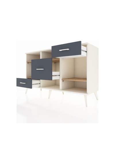 Hyperion Konsol 4 Raflı 3 Çekmeceli 132x44x83 Aytaşı-çam/antrasit Çam/antrasit Hyperion Konsol 4 Raflı 3 Çekmeceli 132x44x83 Aytaşı-çam/antrasit Çam/antrasit