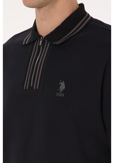 U.s. Polo Assn. Erkek Siyah Sweatshirt 50308927-vr046 Sıyah