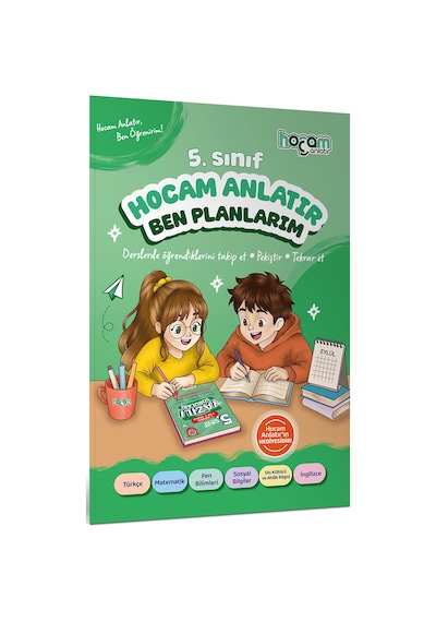 Hocam Anlatır 5. Sınıf Konu Anlatımlı Yazılı Provaları Tamamı Video Destekli-hediye Planlama Kitapçığı-169888