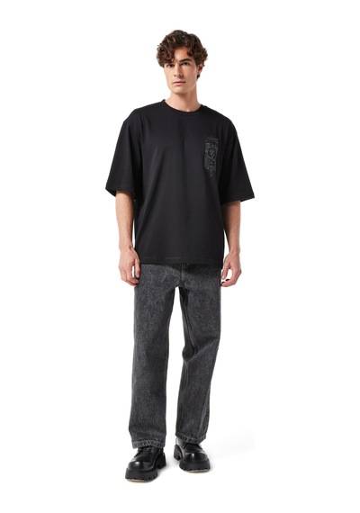 Gsstore X Midground Erkek Basic T-shirt E251228 Siyah Gsstore X Midground Erkek Basic T-shirt E251228 Siyah