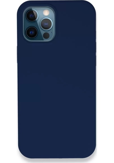Newface Apple İphone 12 Pro Kılıf Lansman Legant Silikon - Lacivert