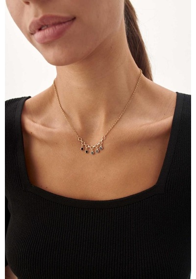 Tohum Sallantılı Choker Kolye