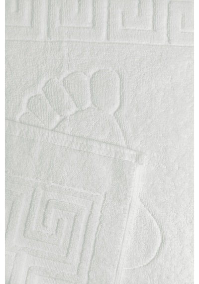 5 Li Otel Ayak Havlusu Bukle Ayak İzli 50x70 Cm Beyaz 20/2 Ring 250 Gr Beyaz