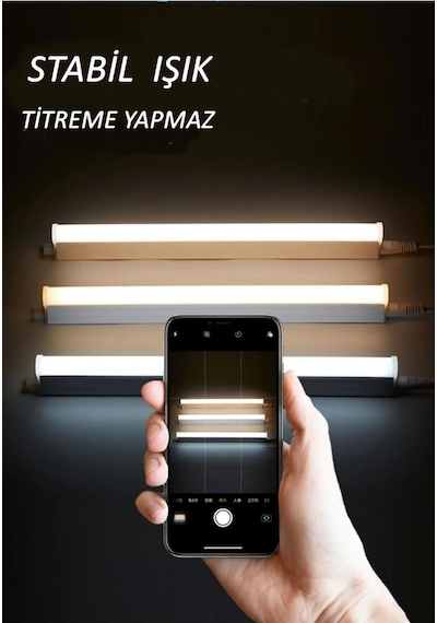 Ucuz Geldi Mutfak Tezgah Altı Aydınlatma Slim Led Bant Armatür 220 Volt Elektrik İle Çalışır Mutfak Dolap Altı Çok Renkli