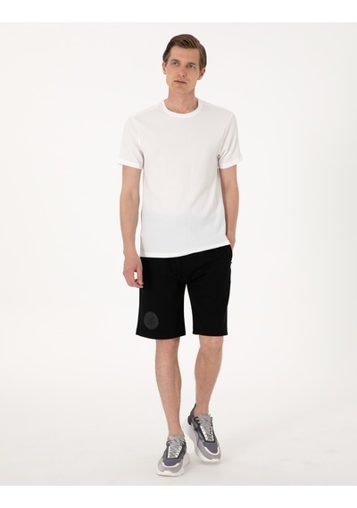 Pierre Cardin Erkek Siyah Şort Örme 50302593-vr046 Siyah